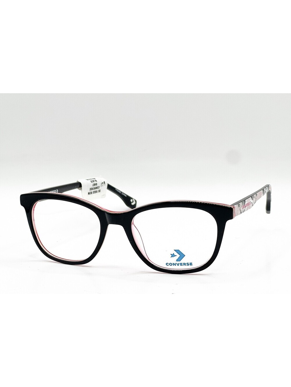 Converse K407 Black Pink White Authentic Eyeglasses 49-18-135